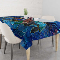 Guadeloupe Tablecloth Sea Turtle Tropical Pattern - Wonder Print Shop