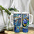 Guadeloupe Tumbler With Handle Sea Turtle Tropical Pattern - Wonder Print Shop