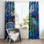 Guadeloupe Window Curtain Sea Turtle Tropical Pattern - Wonder Print Shop