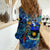 Guadeloupe Women Casual Shirt Sea Turtle Tropical Pattern - Wonder Print Shop