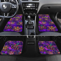Mardi Gras Car Mats Mask Glitter Art