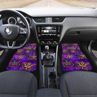Mardi Gras Car Mats Mask Glitter Art