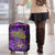 Mardi Gras Luggage Cover Mask Glitter Art - Wonder Print Shop