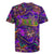 Mardi Gras Rugby Jersey Mask Glitter Art - Wonder Print Shop