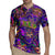 Mardi Gras Rugby Jersey Mask Glitter Art - Wonder Print Shop
