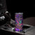 Mardi Gras Skinny Tumbler Mask Glitter Art