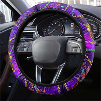 Mardi Gras Steering Wheel Cover Mask Glitter Art - Wonder Print Shop