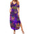 Mardi Gras Summer Maxi Dress Mask Glitter Art - Wonder Print Shop