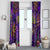 Mardi Gras Window Curtain Mask Glitter Art - Wonder Print Shop