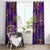 Mardi Gras Window Curtain Mask Glitter Art - Wonder Print Shop