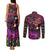 Happy Mardi Gras Couples Matching Tank Maxi Dress and Long Sleeve Button Shirt Mask Feather Colorfull
