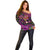 Happy Mardi Gras Off Shoulder Sweater Mask Feather Colorfull - Wonder Print Shop