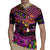Happy Mardi Gras Rugby Jersey Mask Feather Colorfull - Wonder Print Shop