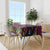 Happy Mardi Gras Tablecloth Mask Feather Colorfull - Wonder Print Shop