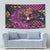Happy Mardi Gras Tapestry Mask Feather Colorfull - Wonder Print Shop