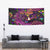 Happy Mardi Gras Tapestry Mask Feather Colorfull - Wonder Print Shop