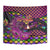 Happy Mardi Gras Tapestry Mask Feather Colorfull - Wonder Print Shop