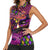 Happy Mardi Gras Women Sleeveless Polo Shirt Mask Feather Colorfull - Wonder Print Shop