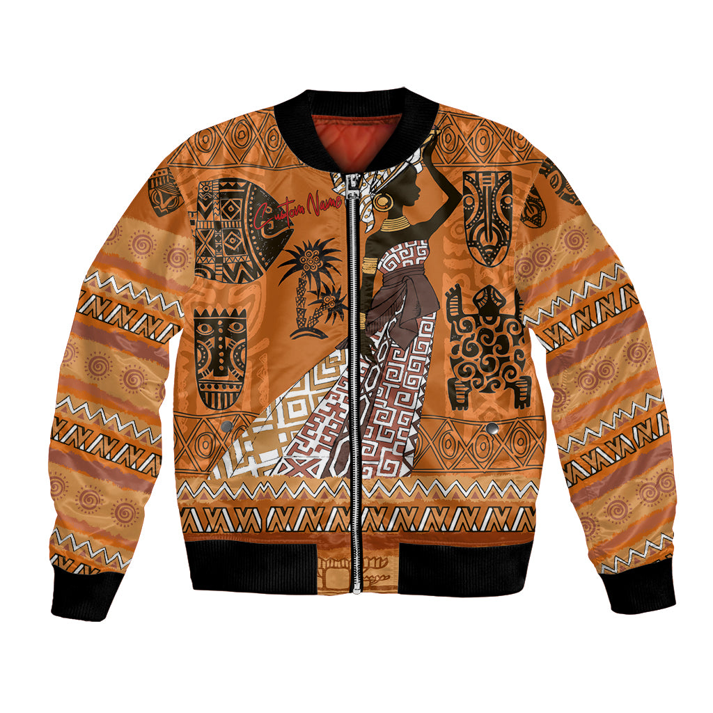 Personalized Beautiful Woman African Bomber Jacket - Wonder Print Shop