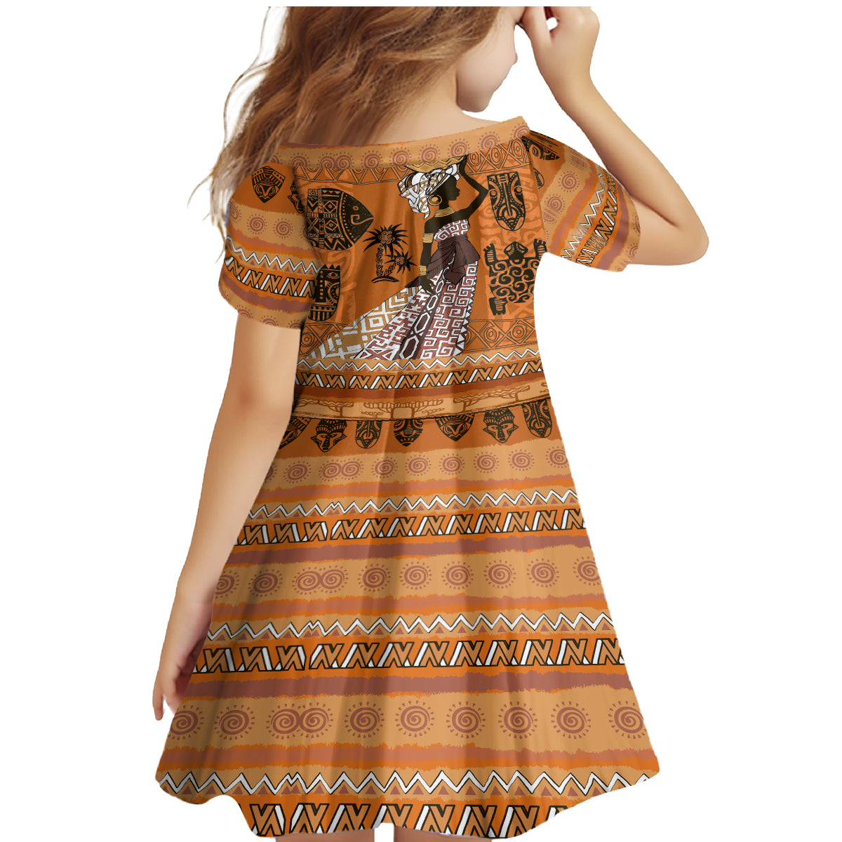 Personalized Beautiful Woman African Family Matching Mermaid Dress and Hawaiian Shirt - Wonder Print Shop