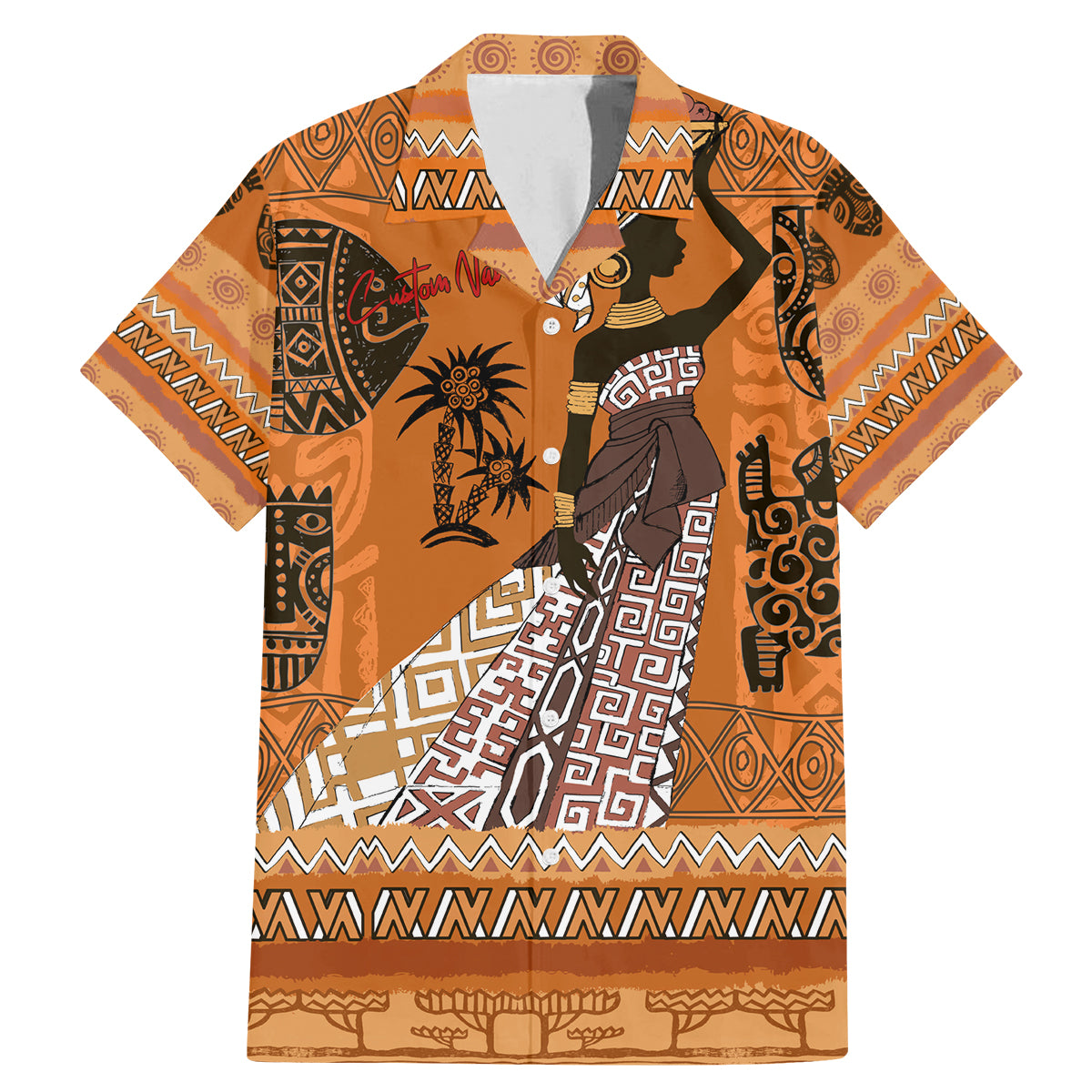 Personalized Beautiful Woman African Family Matching Mermaid Dress and Hawaiian Shirt - Wonder Print Shop