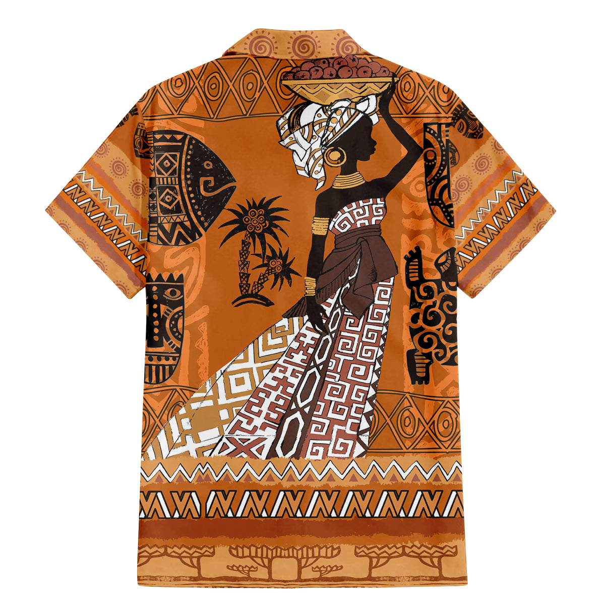 Personalized Beautiful Woman African Family Matching Mermaid Dress and Hawaiian Shirt - Wonder Print Shop