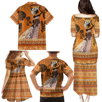 Personalized Beautiful Woman African Family Matching Puletasi and Hawaiian Shirt - Wonder Print Shop