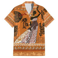 Personalized Beautiful Woman African Family Matching Puletasi and Hawaiian Shirt - Wonder Print Shop
