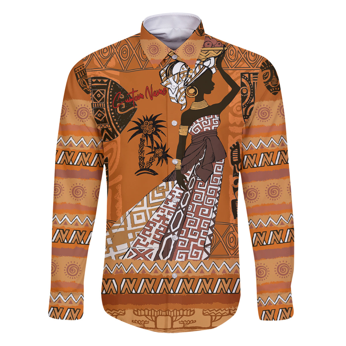 Personalized Beautiful Woman African Family Matching Puletasi and Hawaiian Shirt - Wonder Print Shop