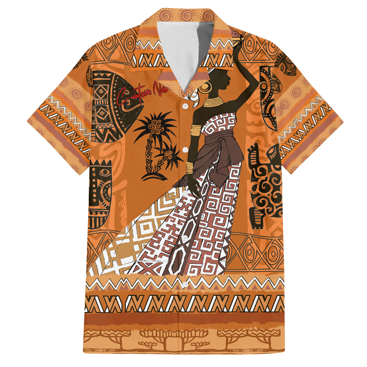 Personalized Beautiful Woman African Family Matching Summer Maxi Dress and Hawaiian Shirt - Wonder Print Shop