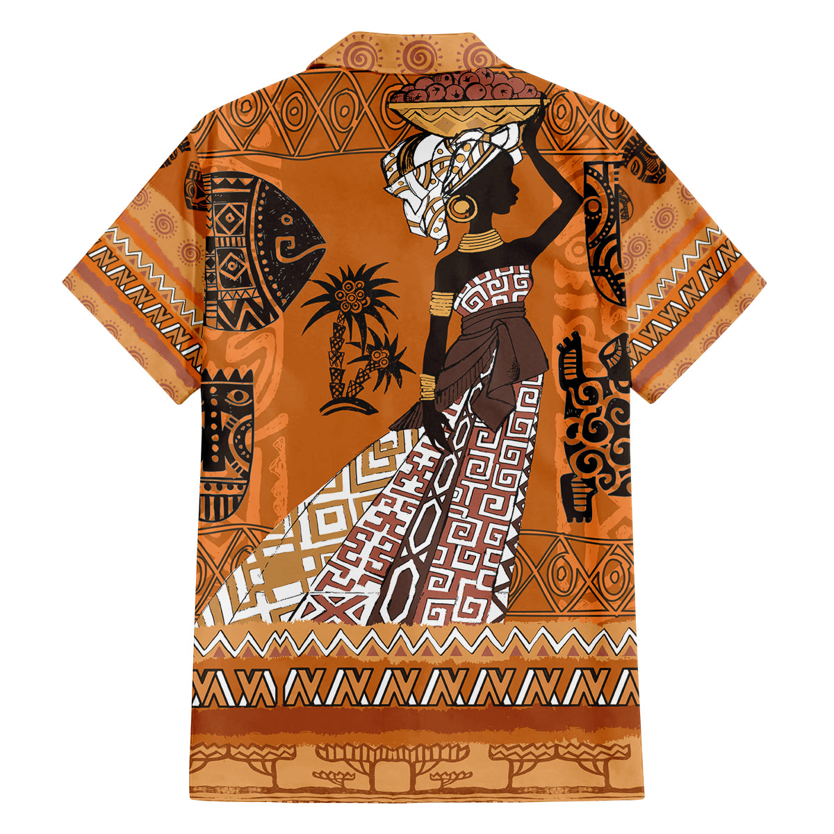 Personalized Beautiful Woman African Family Matching Tank Maxi Dress and Hawaiian Shirt - Wonder Print Shop