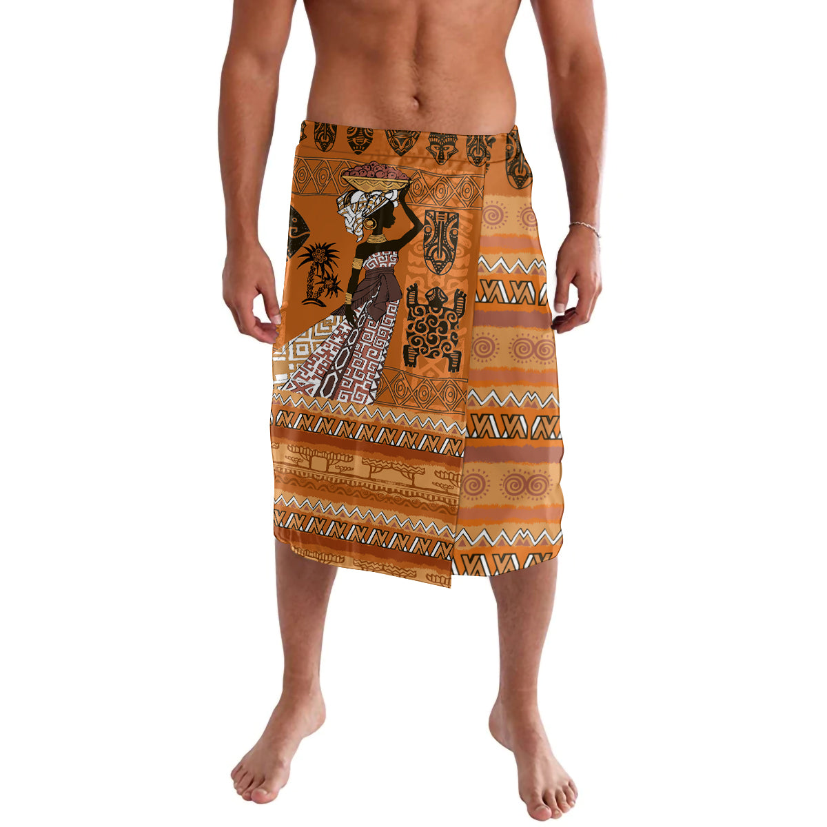 Personalized Beautiful Woman African Lavalava - Wonder Print Shop