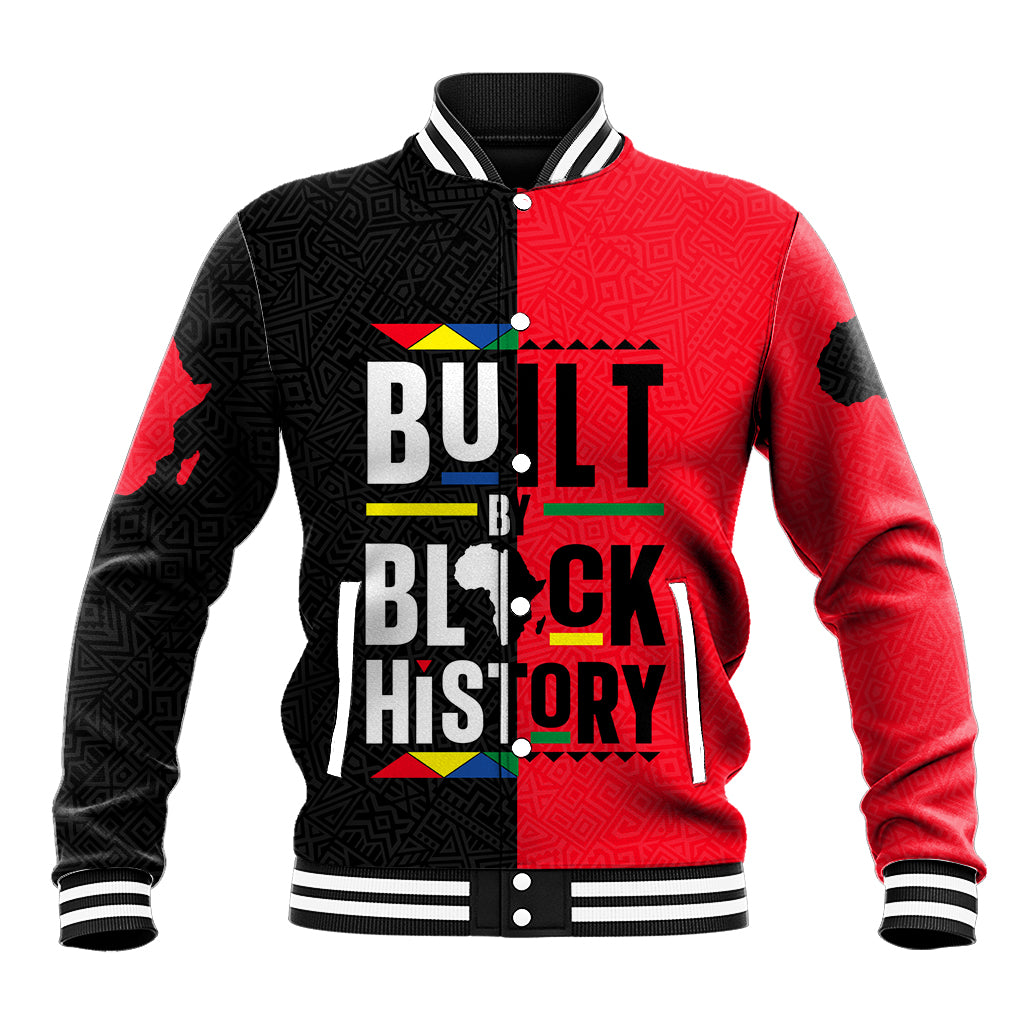 Built By Black History Baseball Jacket - Wonder Print Shop