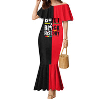 Built By Black History Family Matching Mermaid Dress and Hawaiian Shirt - Wonder Print Shop