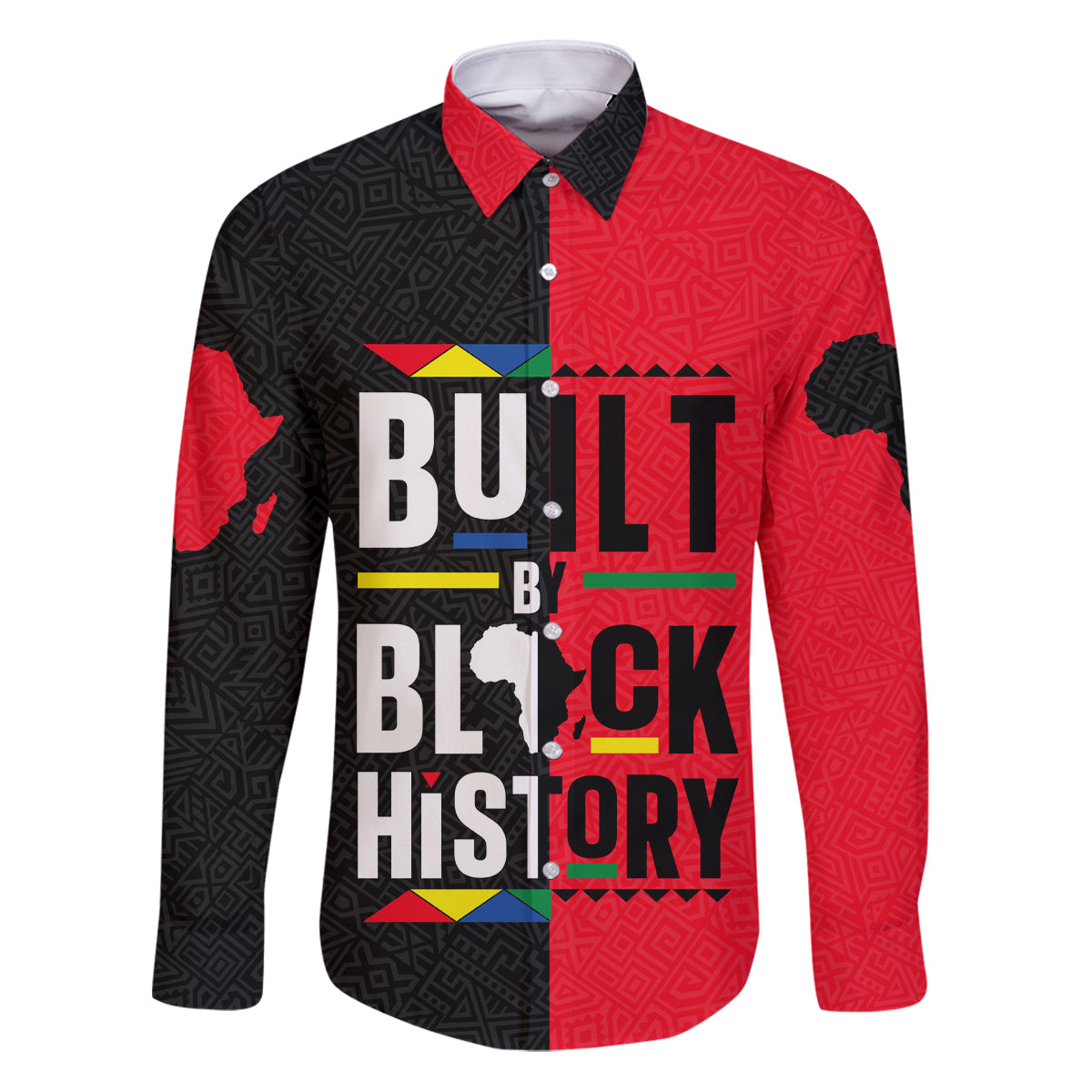Built By Black History Family Matching Puletasi and Hawaiian Shirt - Wonder Print Shop