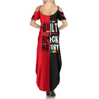 Built By Black History Family Matching Summer Maxi Dress and Hawaiian Shirt - Wonder Print Shop