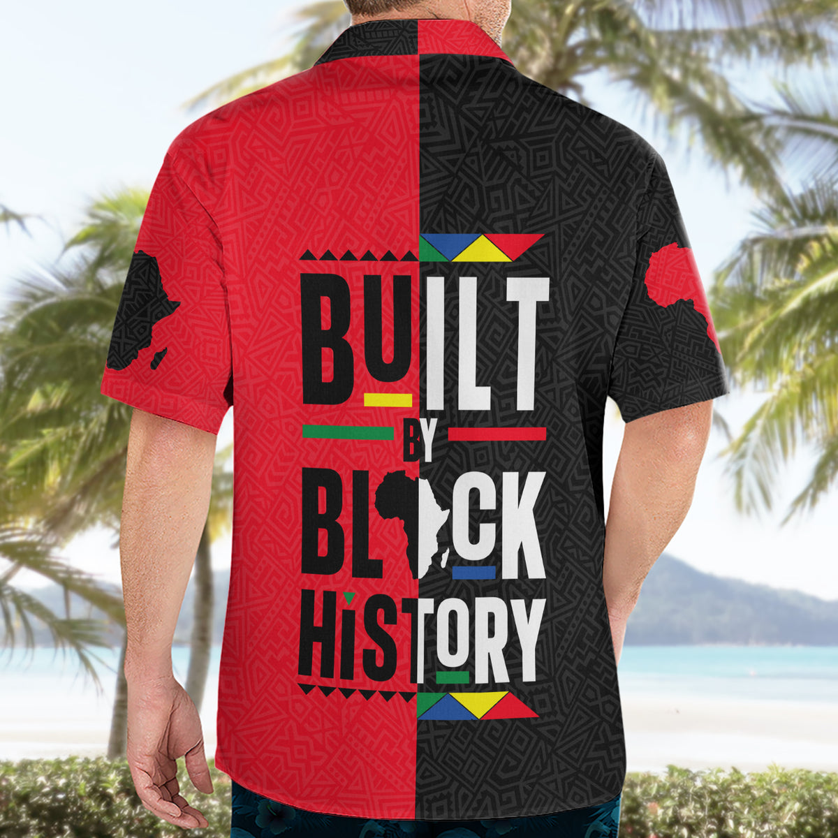 Built By Black History Hawaiian Shirt - Wonder Print Shop