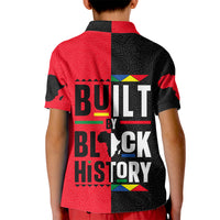 Built By Black History Kid Polo Shirt - Wonder Print Shop