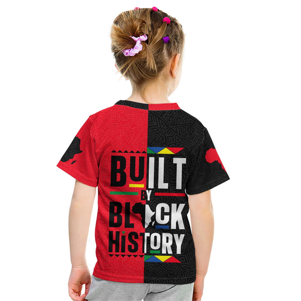 Built By Black History Kid T Shirt - Wonder Print Shop
