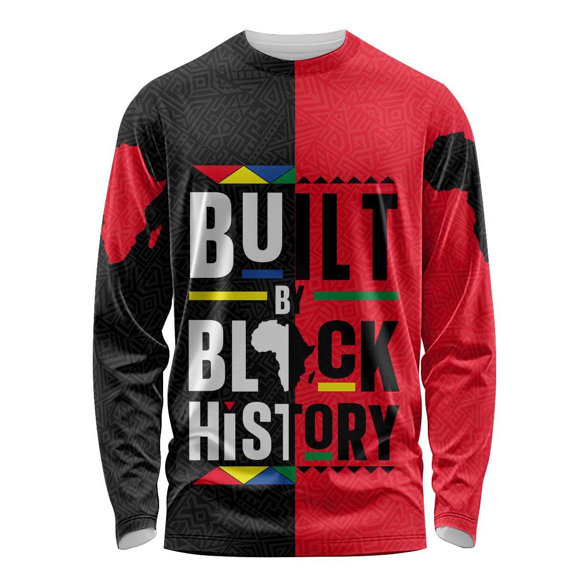 Built By Black History Long Sleeve Shirt - Wonder Print Shop