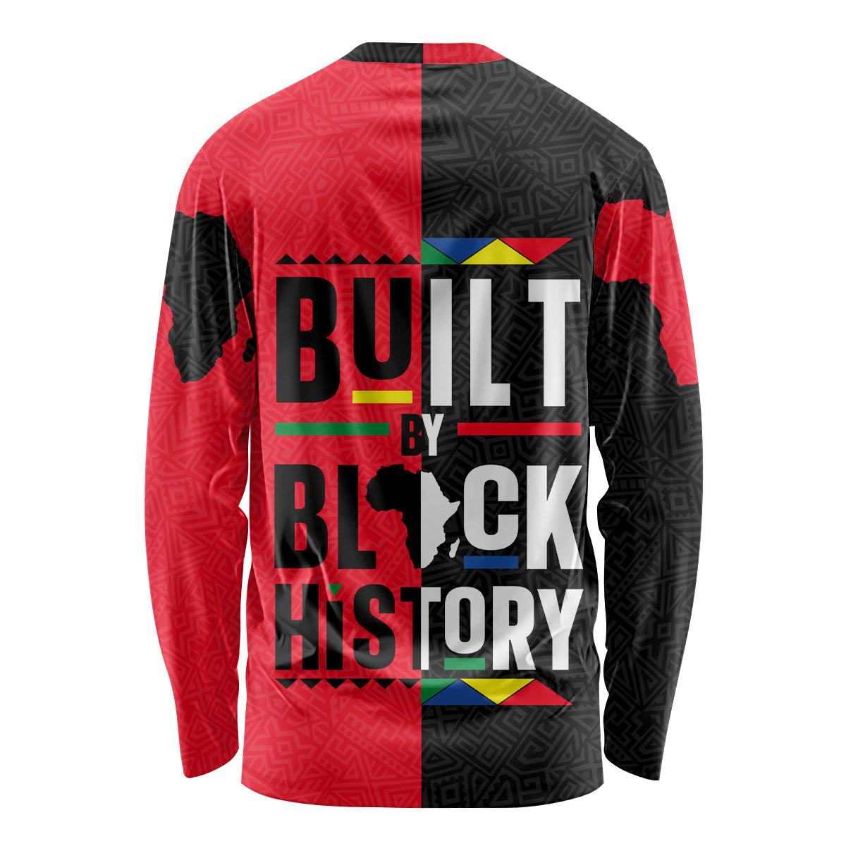 Built By Black History Long Sleeve Shirt - Wonder Print Shop