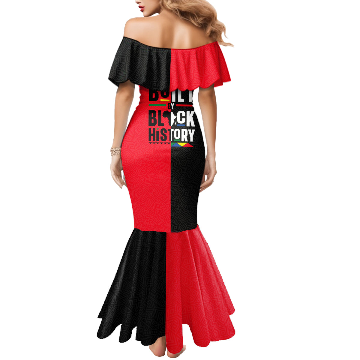 Built By Black History Mermaid Dress - Wonder Print Shop