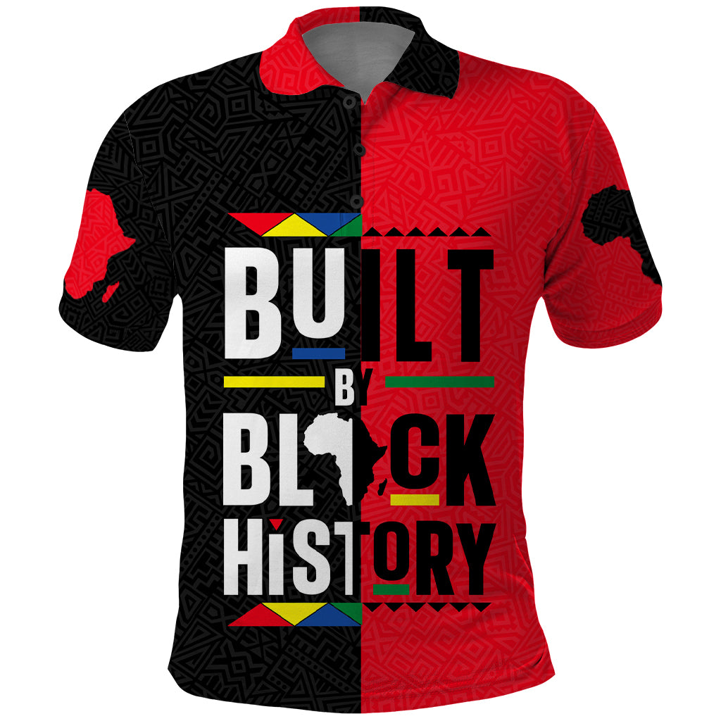 Built By Black History Polo Shirt - Wonder Print Shop