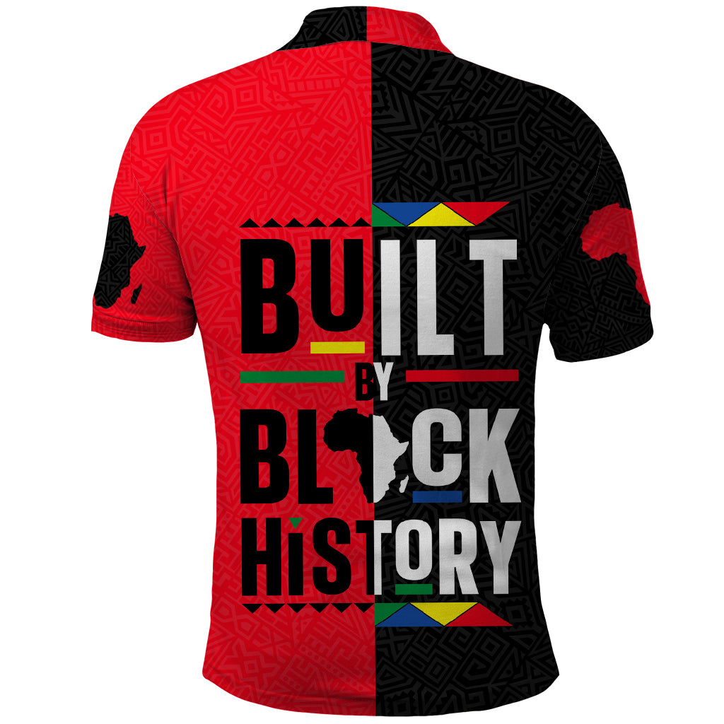 Built By Black History Polo Shirt - Wonder Print Shop