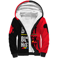 Built By Black History Sherpa Hoodie - Wonder Print Shop