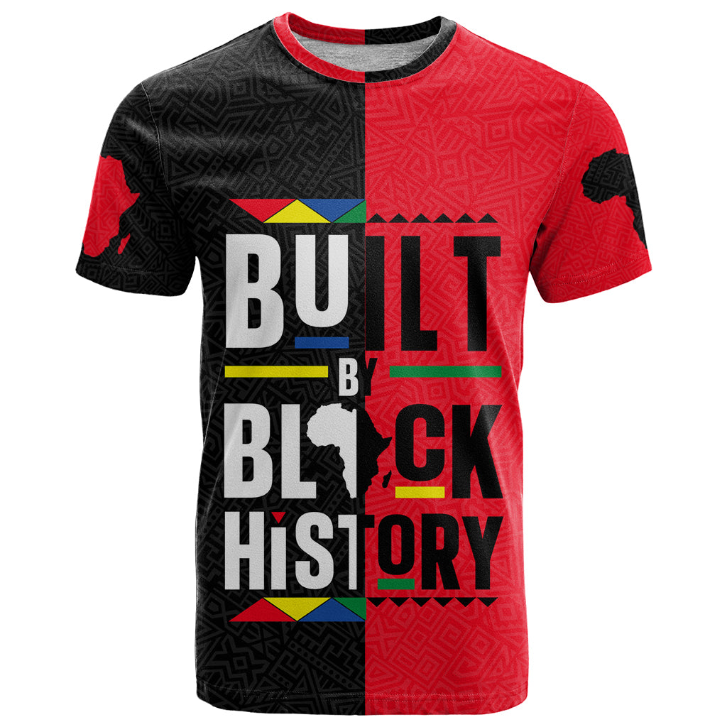Built By Black History T Shirt - Wonder Print Shop