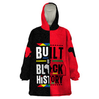 Built By Black History Wearable Blanket Hoodie - Wonder Print Shop