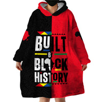 Built By Black History Wearable Blanket Hoodie - Wonder Print Shop