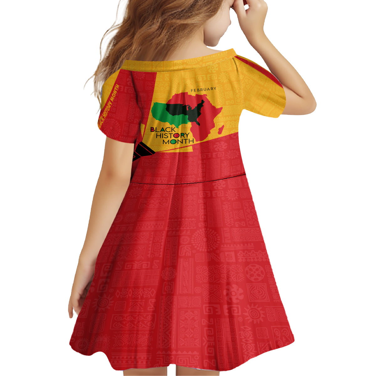 Black History Month Family Matching Long Sleeve Bodycon Dress and Hawaiian Shirt African February - Wonder Print Shop