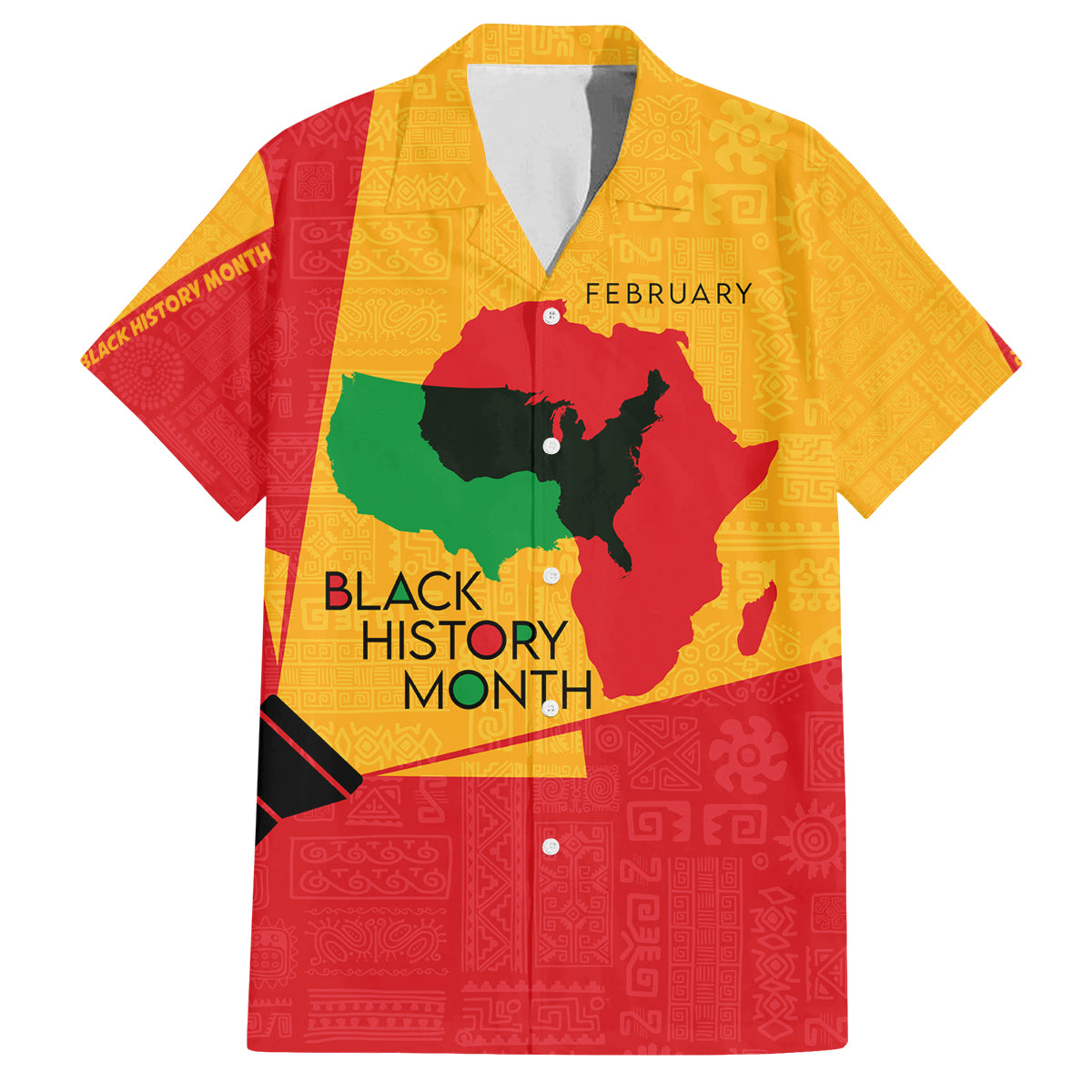 Black History Month Family Matching Long Sleeve Bodycon Dress and Hawaiian Shirt African February - Wonder Print Shop